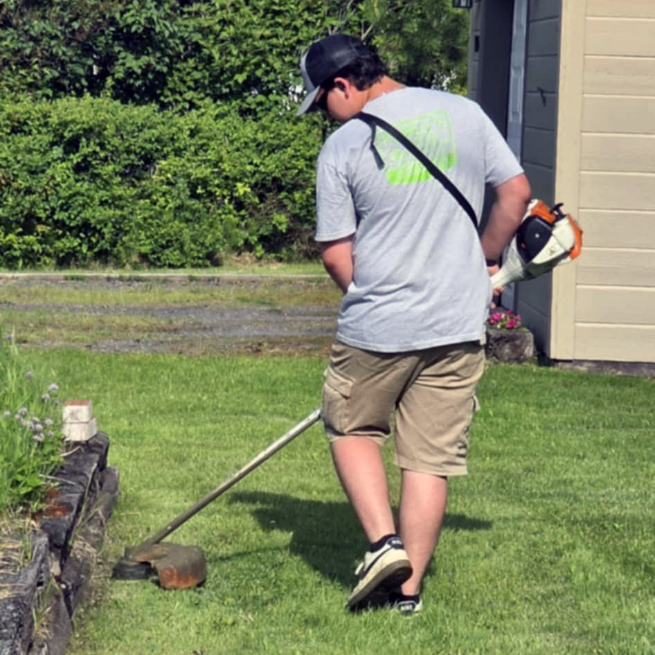 Detailed trimming and edging work